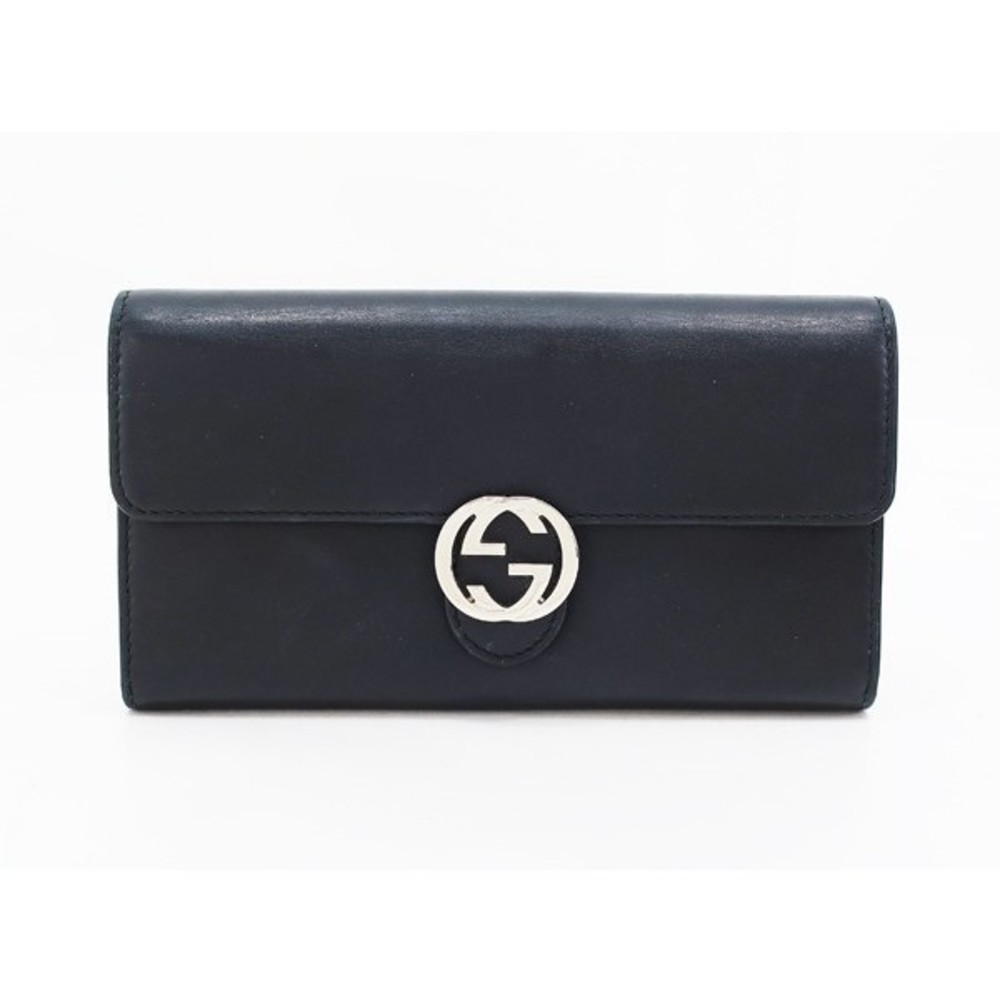 Gucci Long Interlocking Black Wallet - image 1